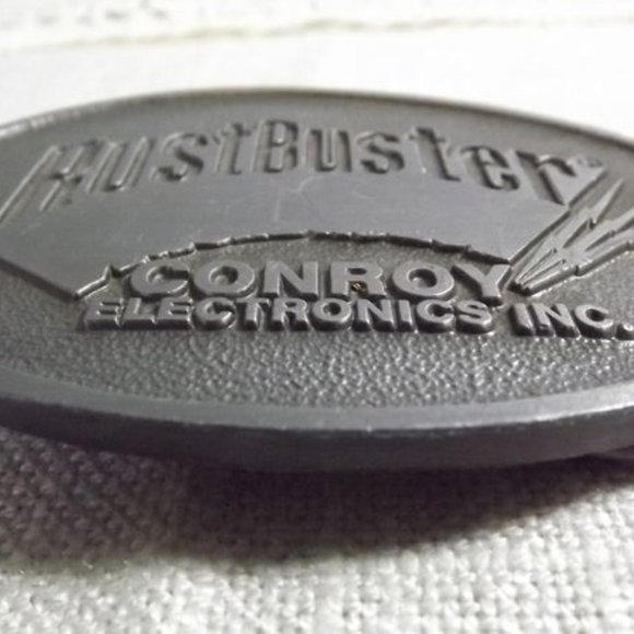 Vintage RustBuster Conroy Electronics Belt Buckle - Picture 5 of 5